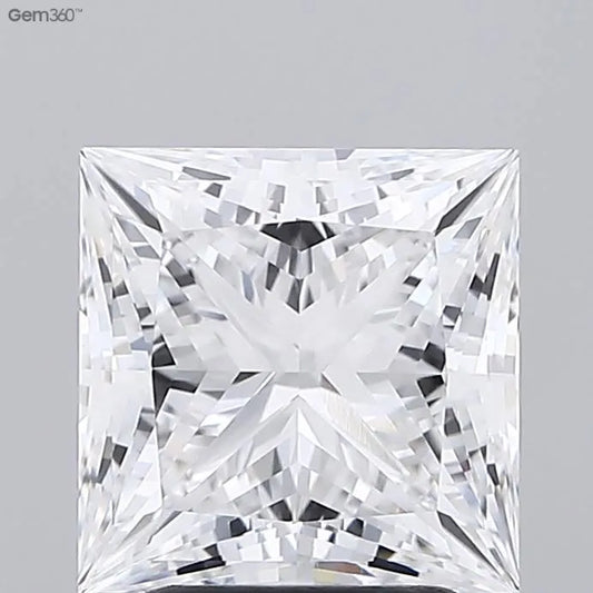 2.76ct Princess Lab Grown Diamond (Colour D, Clarity VVS2, GIA Certified)