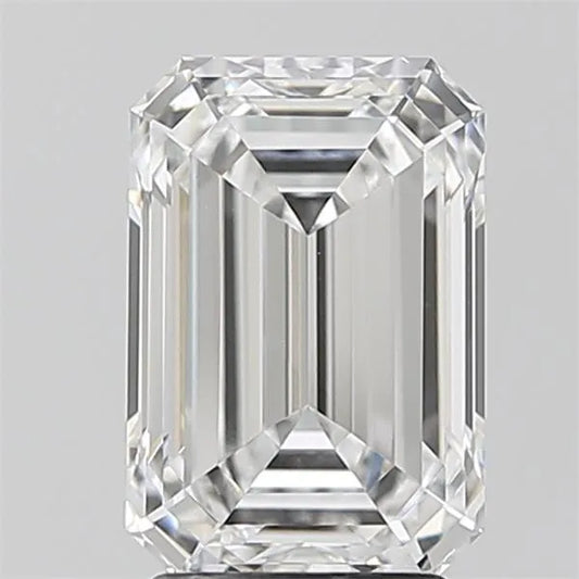 2.77ct Emerald Lab Grown Diamond (Colour D, Clarity VVS2, IGI Certified)