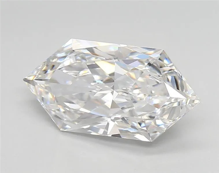 2.77ct Hexagonal Lab Grown Diamond (Colour E, Clarity VVS1, IGI Certified)