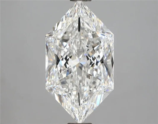 2.77ct Hexagonal Lab Grown Diamond (Colour E, Clarity VVS2, IGI Certified)