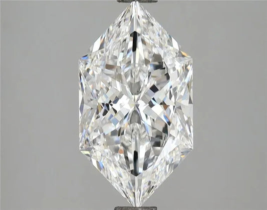 2.77ct Hexagonal Lab Grown Diamond (Colour E, Clarity VVS2, IGI Certified)