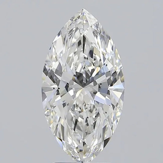 2.77ct Marquise Lab Grown Diamond (Colour G, Clarity SI1, IGI Certified)