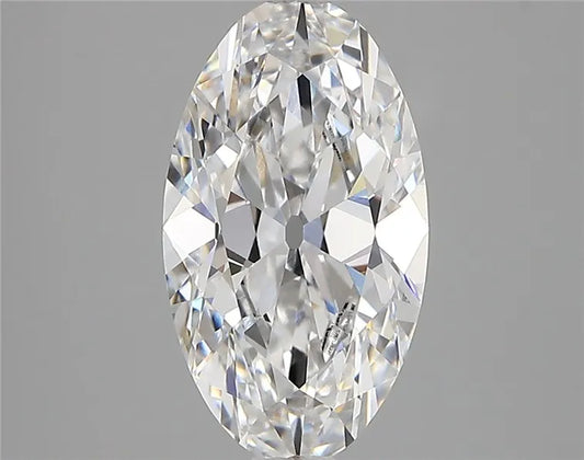 2.77ct Oval Lab Grown Diamond (Colour D, Clarity VVS2, IGI Certified)