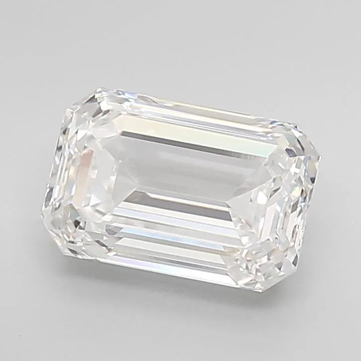 2.81ct Emerald Lab Grown Diamond (Colour D, Clarity VVS2, IGI Certified)