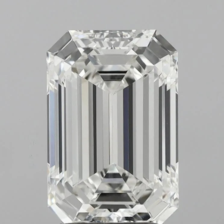 2.81ct Emerald Lab Grown Diamond (Colour F, Clarity VVS2, IGI Certified)