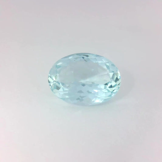 2.81ct Oval Natural Aquamarine (Colour Blue, Clarity Slightly Included, Cut Faceted)