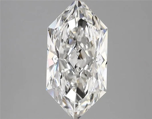 2.82ct Hexagonal Lab Grown Diamond (Colour E, Clarity VVS2, IGI Certified)