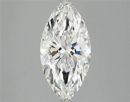 2.82ct Marquise Lab Grown Diamond (Colour G, Clarity VVS2, IGI Certified)