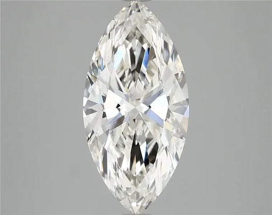 2.83ct Marquise Lab Grown Diamond (Colour G, Clarity VVS2, IGI Certified)