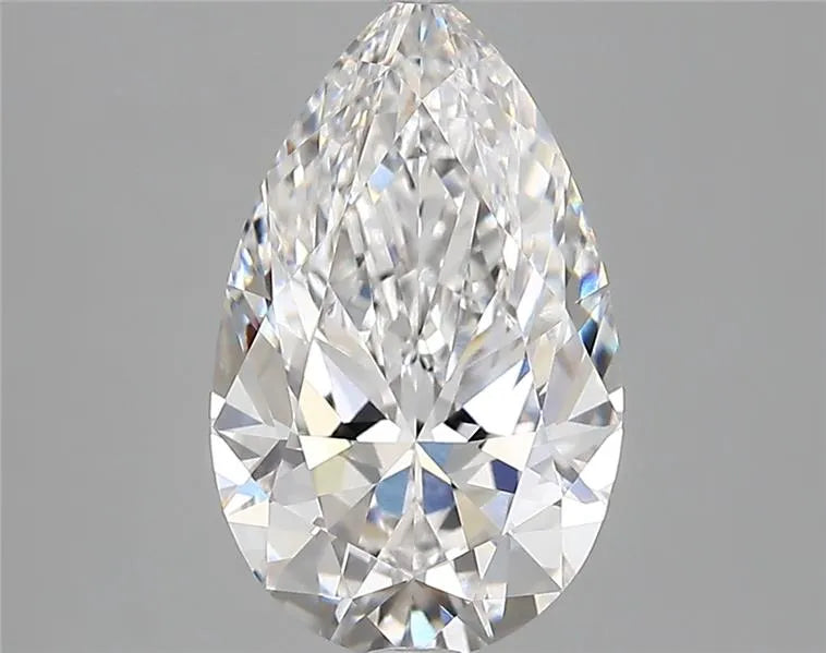 2.83ct Pear Lab Grown Diamond (Colour E, Clarity VVS2, IGI Certified)