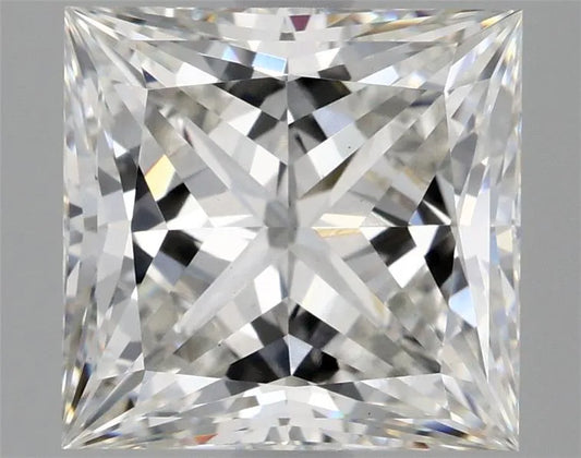 2.84ct Princess Lab Grown Diamond (Colour F, Clarity VS1, IGI Certified)