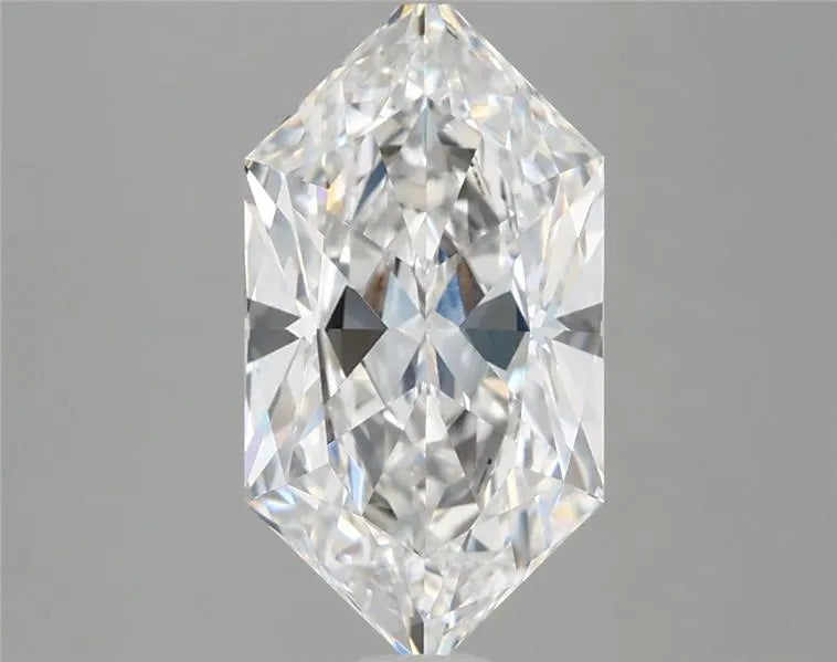2.85ct Hexagonal Lab Grown Diamond (Colour E, Clarity VVS2, IGI Certified)