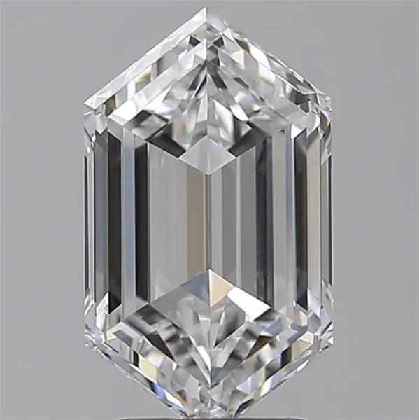 2.86ct Hexagonal Lab Grown Diamond (Colour E, Clarity IF, IGI Certified)