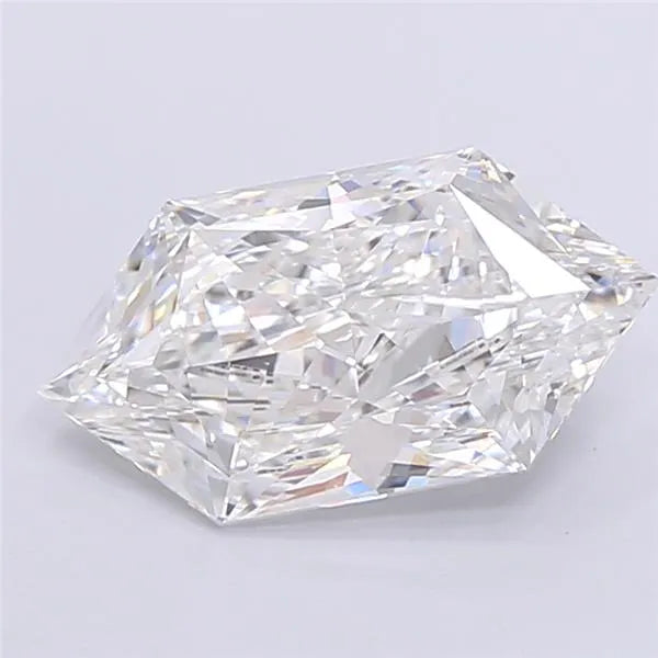 2.86ct Hexagonal Lab Grown Diamond (Colour E, Clarity VVS2, IGI Certified)