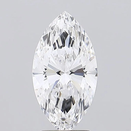 2.86ct Marquise Lab Grown Diamond (Colour D, Clarity FL, Cut EX, IGI Certified)