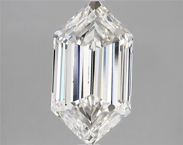 2.87ct Hexagonal Lab Grown Diamond (Colour E, Clarity VS1, IGI Certified)