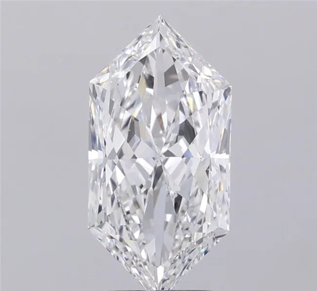 2.87ct Hexagonal Lab Grown Diamond (Colour E, Clarity VVS2, IGI Certified)
