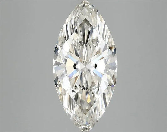 2.88ct Marquise Lab Grown Diamond (Colour H, Clarity VVS2, IGI Certified)