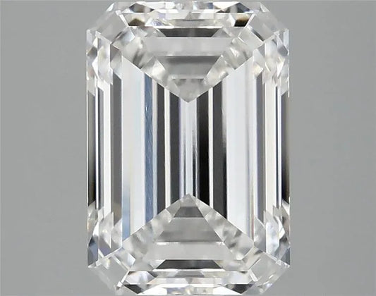 2.89ct Emerald Lab Grown Diamond (Colour E, Clarity VVS2, IGI Certified)