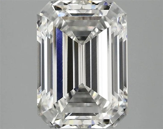 2.89ct Emerald Lab Grown Diamond (Colour F, Clarity VVS2, IGI Certified)