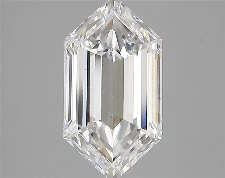 2.89ct Hexagonal Lab Grown Diamond (Colour E, Clarity VS1, IGI Certified)