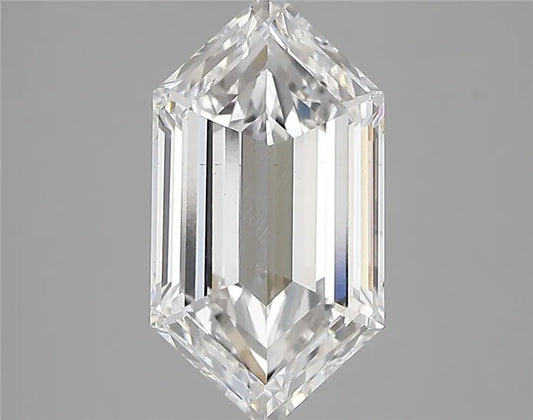 2.89ct Hexagonal Lab Grown Diamond (Colour E, Clarity VS1, IGI Certified)