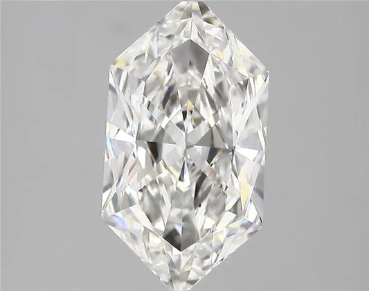 2.89ct Hexagonal Lab Grown Diamond (Colour E, Clarity VVS2, IGI Certified)