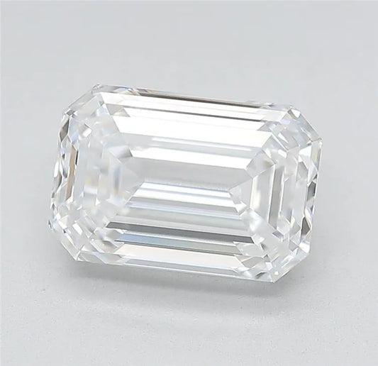 2.90ct Emerald Lab Grown Diamond (Colour D, Clarity VVS2, Cut EX, IGI Certified)