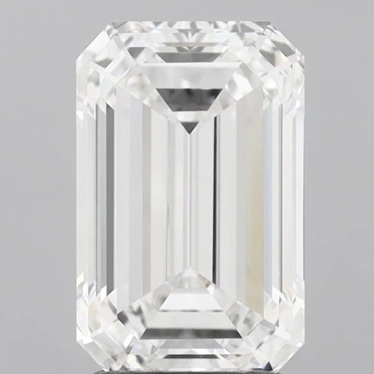 2.90ct Emerald Lab Grown Diamond (Colour D, Clarity VVS2, IGI Certified)