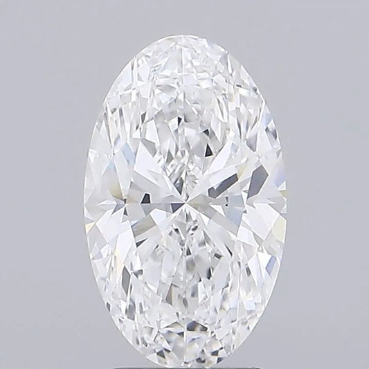 2.90ct Oval Lab Grown Diamond (Colour D, Clarity VVS2, IGI Certified)