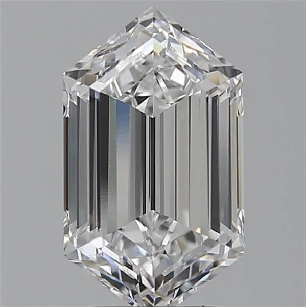 2.92ct Hexagonal Lab Grown Diamond (Colour D, Clarity VS1, IGI Certified)
