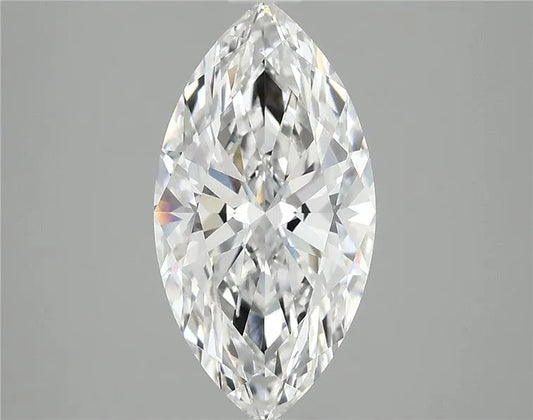 2.92ct Marquise Lab Grown Diamond (Colour D, Clarity VVS2, IGI Certified)