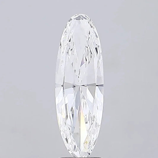 2.92ct Oval Lab Grown Diamond (Colour F, Clarity VVS2, IGI Certified)