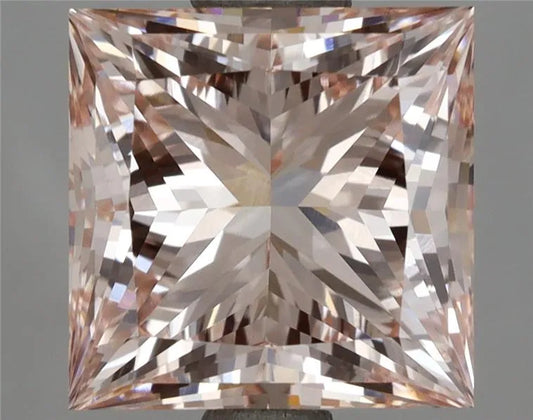 2.92ct Princess Lab Grown Diamond (Colour Fancy Pink, Clarity VVS2, IGI Certified)