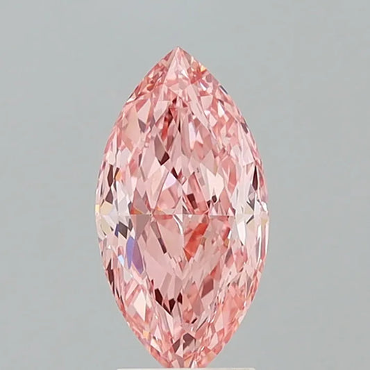 2.93ct Marquise Lab Grown Diamond (Colour Fancy Vivid Pink, Clarity VVS2, IGI Certified)