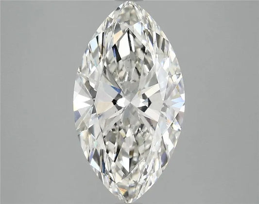 2.93ct Marquise Lab Grown Diamond (Colour G, Clarity VS2, IGI Certified)