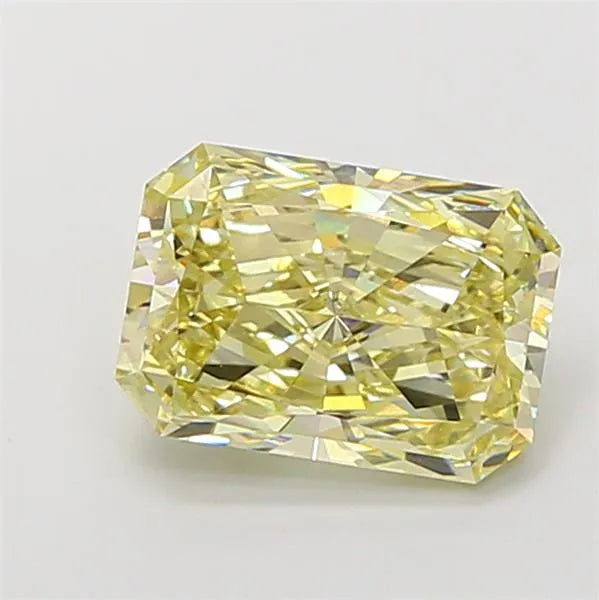 2.94ct Radiant Lab Grown Diamond (Colour Fancy Light Yellow, Clarity VVS2, IGI Certified)