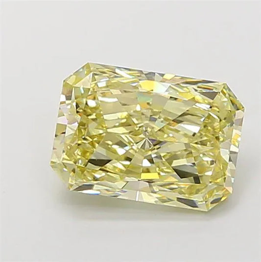 2.94ct Radiant Lab Grown Diamond (Colour Fancy Light Yellow, Clarity VVS2, IGI Certified)