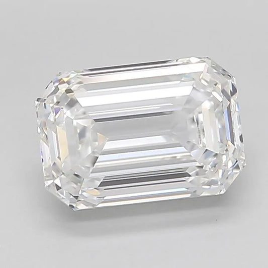 2.95ct Emerald Lab Grown Diamond (Colour D, Clarity VVS1, IGI Certified)