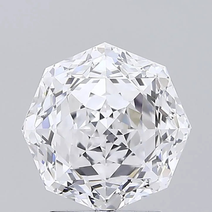 2.95ct Octagonal Lab Grown Diamond (Colour D, Clarity VVS2, IGI Certified)