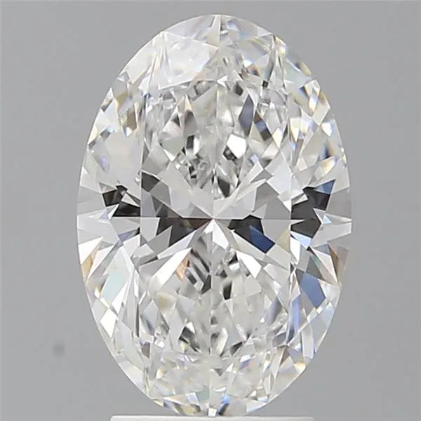2.96ct Oval Lab Grown Diamond (Colour D, Clarity VVS2, IGI Certified)