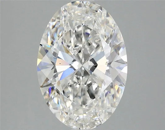 2.96ct Oval Lab Grown Diamond (Colour E, Clarity VS2, IGI Certified)