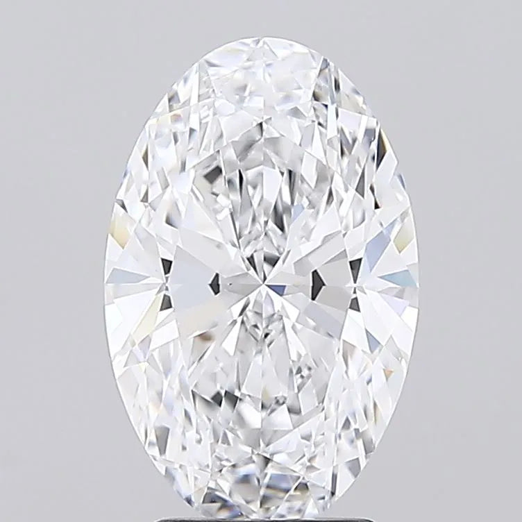 2.97ct Oval Lab Grown Diamond (Colour D, Clarity IF, IGI Certified)