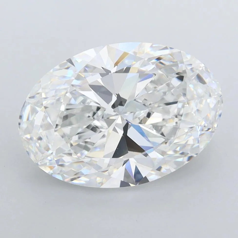 2.97ct Oval Lab Grown Diamond (Colour E, Clarity FL, IGI Certified)