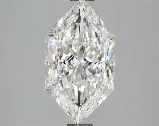 2.98ct Hexagonal Lab Grown Diamond (Colour E, Clarity VVS2, IGI Certified)