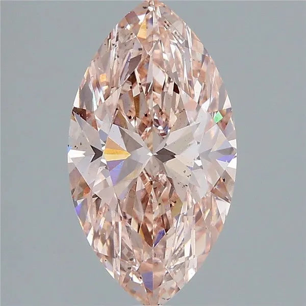 2.99ct Marquise Lab Grown Diamond (Colour Fancy Vivid Pink, Clarity VS2, IGI Certified)