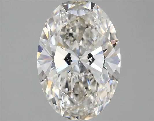 2.00ct Oval Lab Grown Diamond (Colour H, Clarity VVS2, IGI Certified)