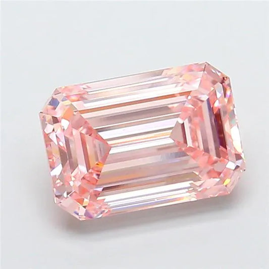 4.01ct Emerald Lab Grown Diamond (Colour Fancy Intense Pink, Clarity VS1, IGI Certified)