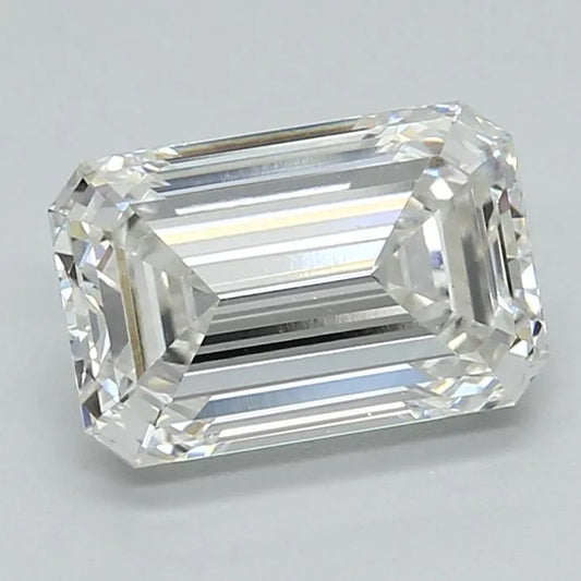 2.13ct Emerald Lab Grown Diamond (Colour G, Clarity VVS2, IGI Certified)
