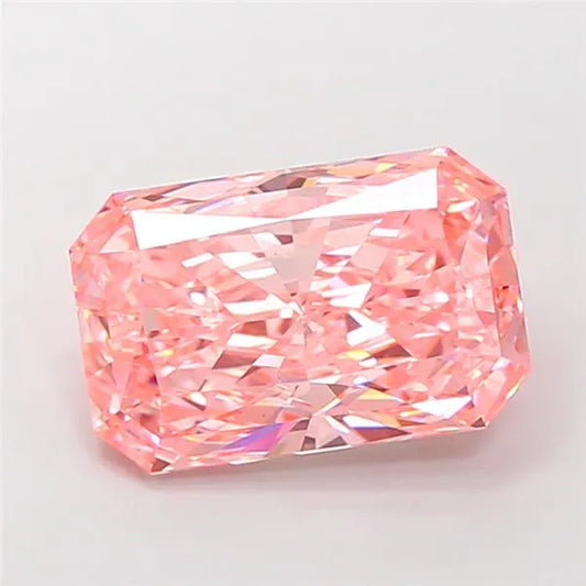 6.02ct Radiant Lab Grown Diamond (Colour Fancy Vivid Pink, Clarity VS1, IGI Certified)